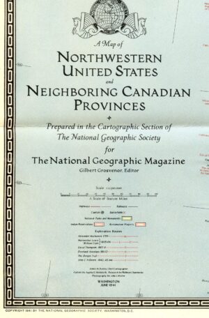 National Geographic Map June 1941-0