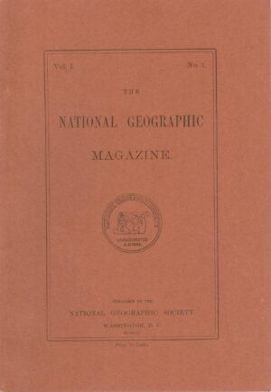 National Geographic 1888 Vol. 1, No. 1 (1975 Reprint)